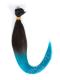 Schwarz nach Blau-Farbeband Bunte Ombre Clip In Hair Extensions CD015