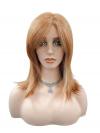 Elegante Kunsthaarperücke in Kupferrot mit Pony (Standard Kappe) DBK007