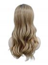 Synthetische Perücke mit elegantem langen gewellten Haar in Blond und Kastanienbraun(Lace Part) DLP033