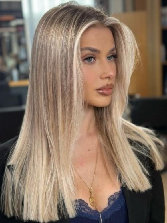 Blond Mix 100% Remy Echthaar  Peürcke EH030