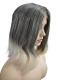 Kastanienblond mit hellblonden Spitzen wellige Synthetische Perücke(Lace Part) DLP017
