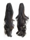 55cm-Ponytail-Haarteil mit Haarkralle – Lockiger Look zum Einklemmen HE004