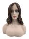Warmes Braun Ingwerblond langer Wellenbob Spitzenansatz Perücke(Lace Part) DBK040