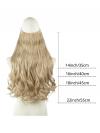 Gewellte Halo Haar Extensions SE001