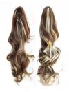 55cm-Ponytail-Haarteil mit Haarkralle – Lockiger Look zum Einklemmen HE004