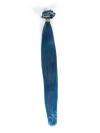 Blau-Farbeband Indisch Remy Haar Clip In Hair Extensions CD009