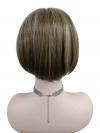 Synthetische Perücke im sanften süßbraunen Bob-Schnitt (Basis Kappe) DBK003