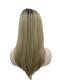 Blonde Ombre mit Highlights Synthetische Perücke (Lace Part) DBK028