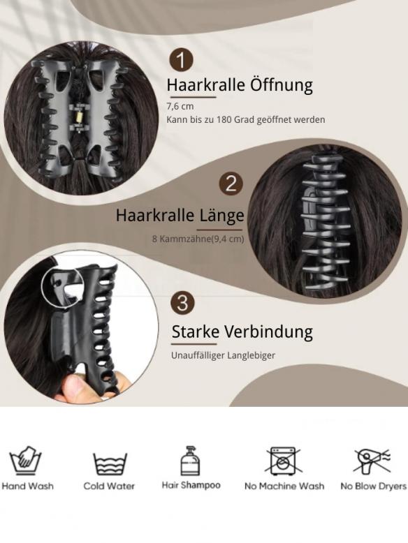 Messy Haarkralle Pferdeschwanz HE009