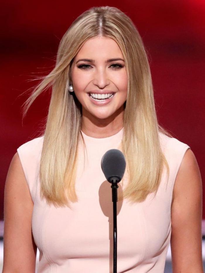 Ivanka Trump inspirierte Blond Ombre Echthaar Perücke HH045