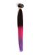 Braun nach Rosa nach Lila Bunte Clip In Hair Extensions CD008