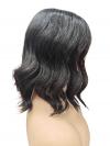 Wellige Kunsthaarperücke in Natur Schwarz (Pre-Cut Lace) DLP080