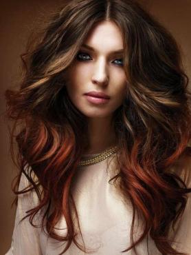 Ombre und Balayage indisch remy clip in hair extensions OD024