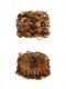 Kurzes Lockiges Dutt Haarteil Messy Bun Look HE005