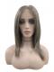 Hellbraun mit feinen hellblonden Strähnchen Synthetische Perücke (Lace Part) DLP027