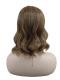 Blonde schulterlange gewellte synthetische Perücke (Lace Part) DLP025