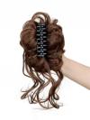 Lockiges Dutt-Haarteil mit Haarkralle – Voluminöser Messy Bun Look HE003