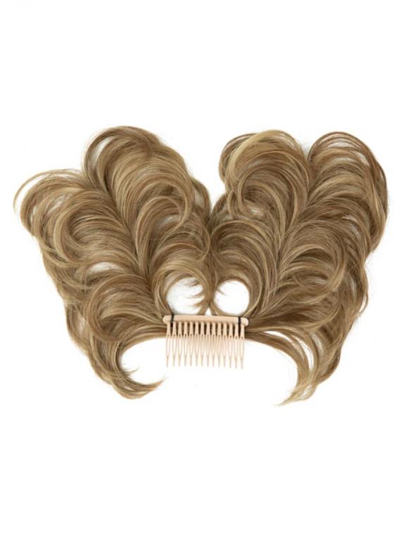Haarteil im Messy-Bun-Stil mit Seitenkamm – zum Einklippen HE011