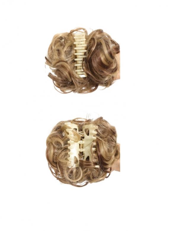 Messy Dutt Haarteil mit Haarkralle HE010