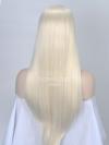 Hellblonde Hüftlänge Gerade Synthetische Lace Perücke-SNY051