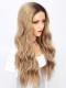 Blond Lange Wellige Synthetische Lace Front Perücke-SNY137