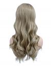Exquisite synthetische Perücke mit dunklem honigblonden Ombre und langen Wellen (Lace Part) DLP028