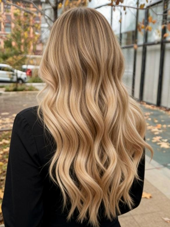 100% Remy Echthaar Perücke in Honig Blond EH031