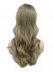 Exquisite Dunkel-Honigblonde Ombre lange Gewellte Synthetisch Perücke (Lace Part) DLP028