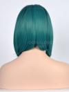 Schwarz nach Grün Kurz Bubiköpfige Lace Front synthetische Perücke SNY087