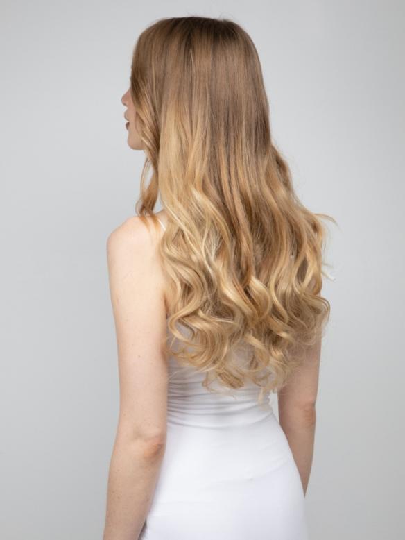 Gewellte Halo Haar Extensions HE001