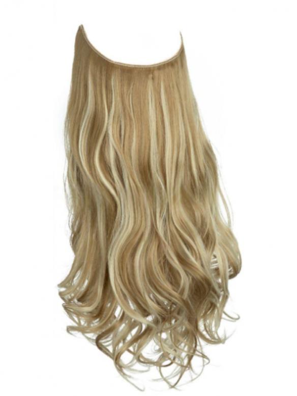 Gewellte Halo Haar Extensions HE001