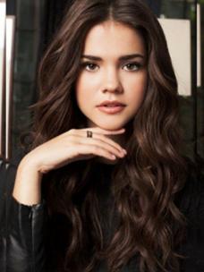 Berühmtheit Spirierte Wellig Braun Echthaar-Perücke HH044