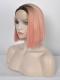 Kylie Jenner Inspirierte Rosa kurz Bob Synthetic Lace Front Wig SNY113