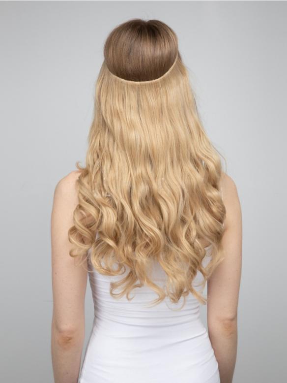 Gewellte Halo Haar Extensions HE001