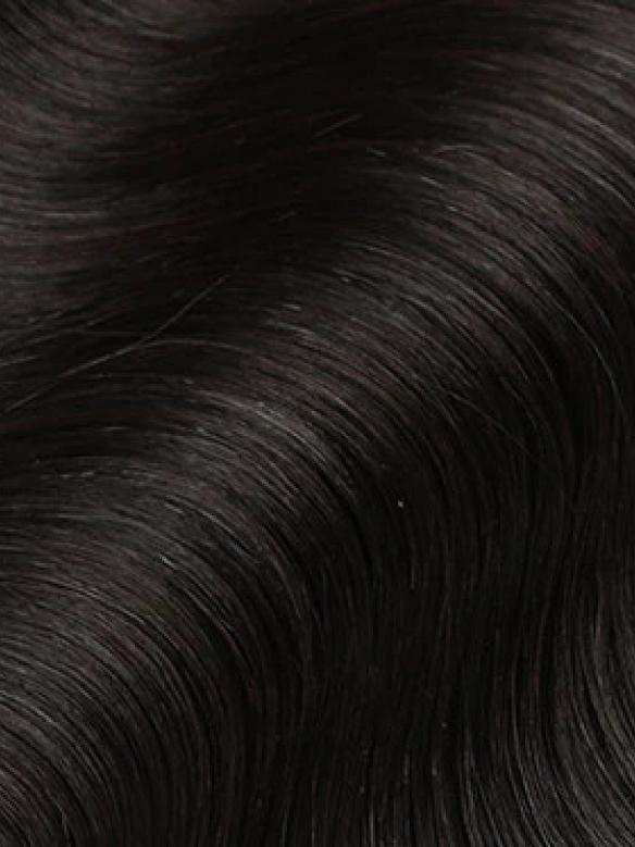 Rötlich Braun federnd wellig Lace Front Echthaar Perücke HH047