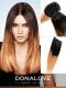 Zwei Farben Ombre indisch remy clip in hair extensions OD001