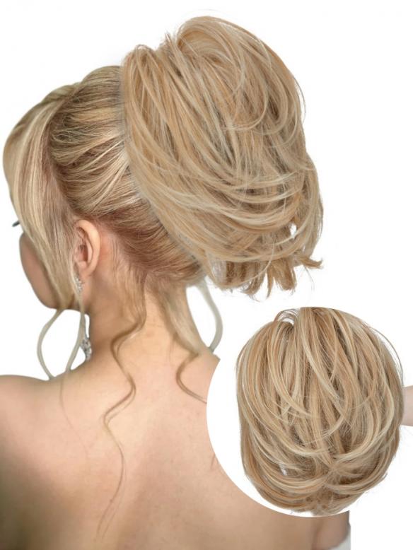 Synthetischer Klauenclip Pferdeschwanz Haarteil DIY Dutt Haarverlängerung HE007