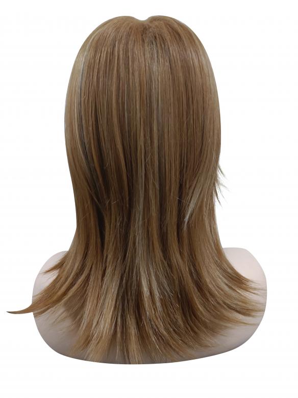 Elegante Ingwerbraune Synthetische Perücke (Basis Kappe) DBK007