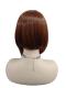 Seidige glatte rote synthetische Perücke (Lace Front) DLP035