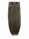 Chestnut Brown indian remy clip in hair extensions SD008