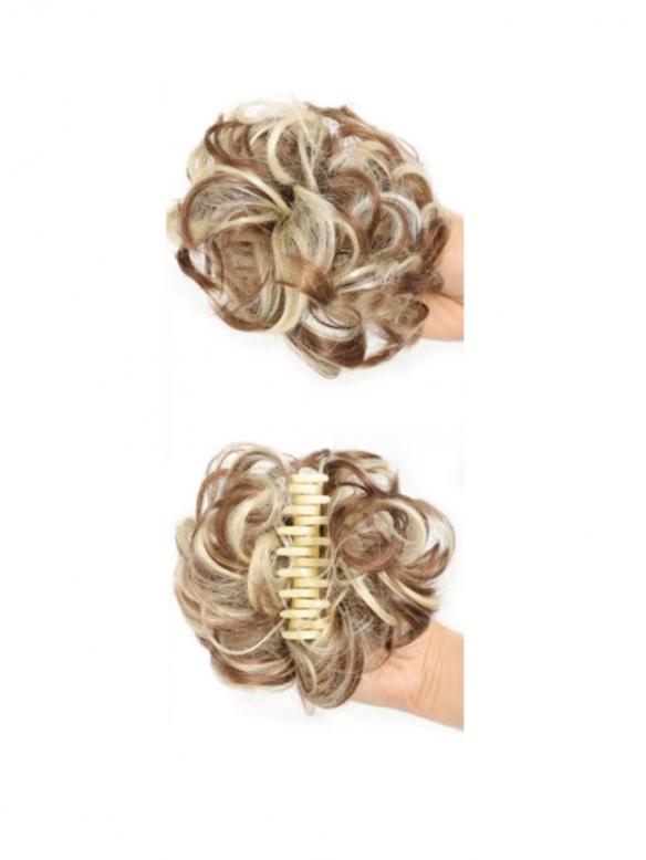 Messy Dutt Haarteil mit Haarkralle HE010