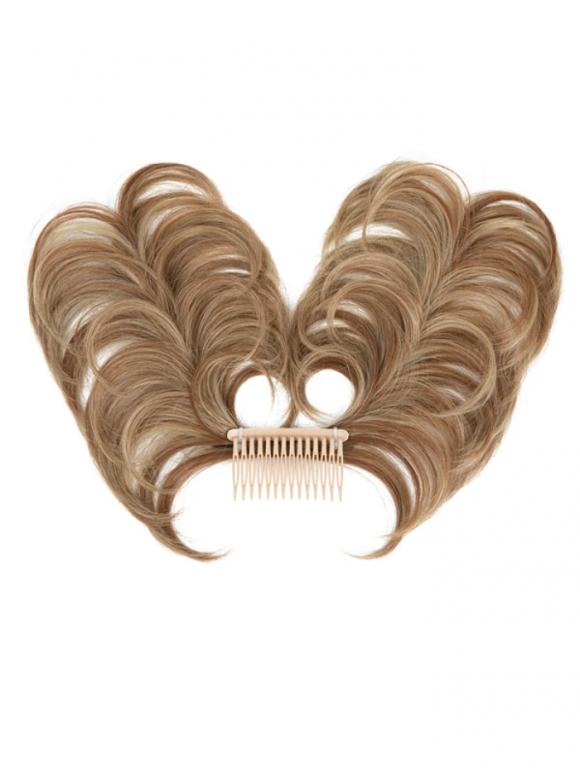 Haarteil im Messy-Bun-Stil mit Seitenkamm – zum Einklippen HE011