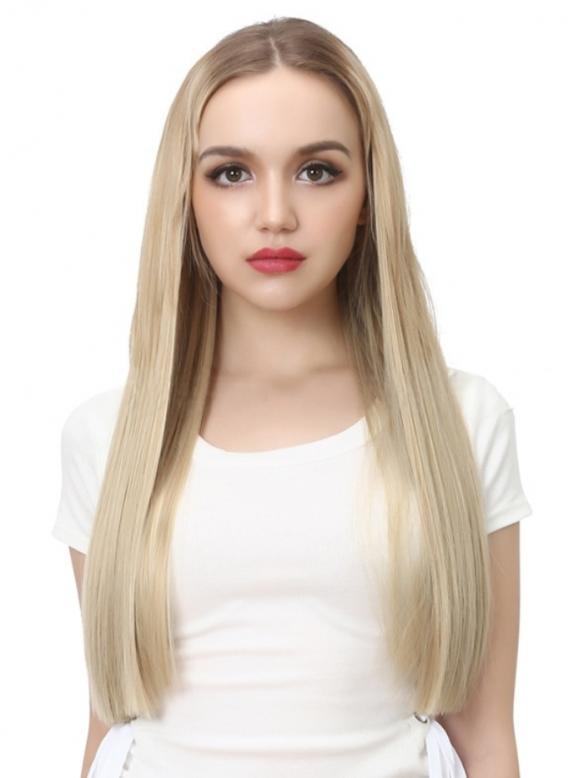 Glatte Halo Haar Extensions HE002