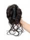  Lockiges Dutt-Haarteil mit Haarkralle – Voluminöser Messy Bun Look HE003