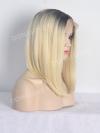 Schwarz Ombré Blond Bob Lace Front synthetische Perücke SNY109