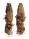 55cm-Ponytail-Haarteil mit Haarkralle – Lockiger Look zum Einklemmen HE004