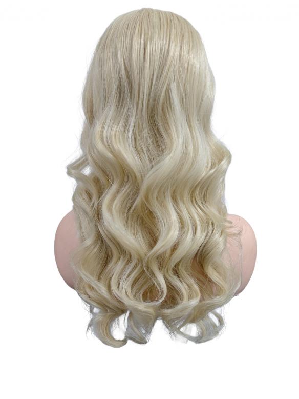 Gewellte Synthetische in Naturblond (Lace Part) DLP055