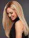 Blonde Balayage Lange Glatte Full Lace Echthaar Perücke FLW052