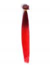 Rot Mermaid Bunte Ombre indisch remy clip in hair extensions CD011