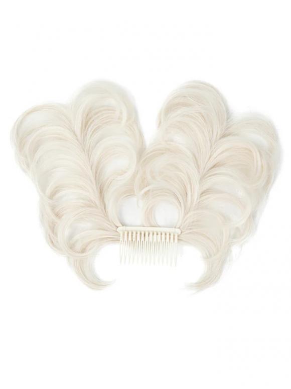 Haarteil im Messy-Bun-Stil mit Seitenkamm – zum Einklippen HE011